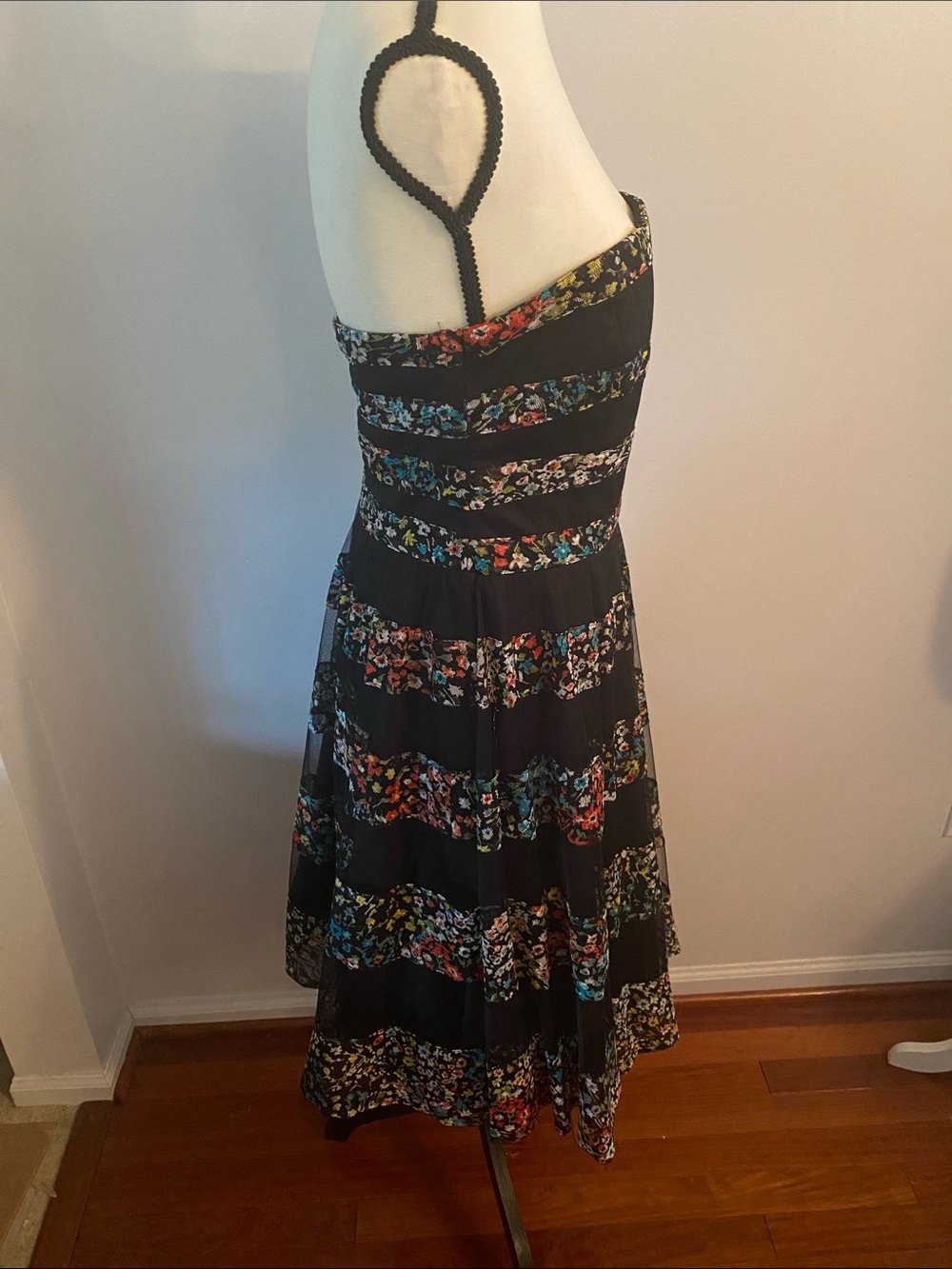 Vintage Betsy Johnson strapless dress size 10 - Picture 6 of 14